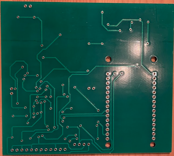 Team 304 Physical PCB Bottom Design