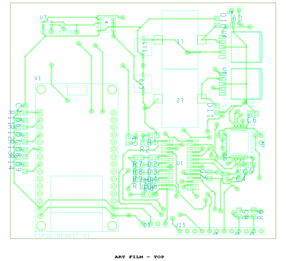 Team 304 PCB Top Design